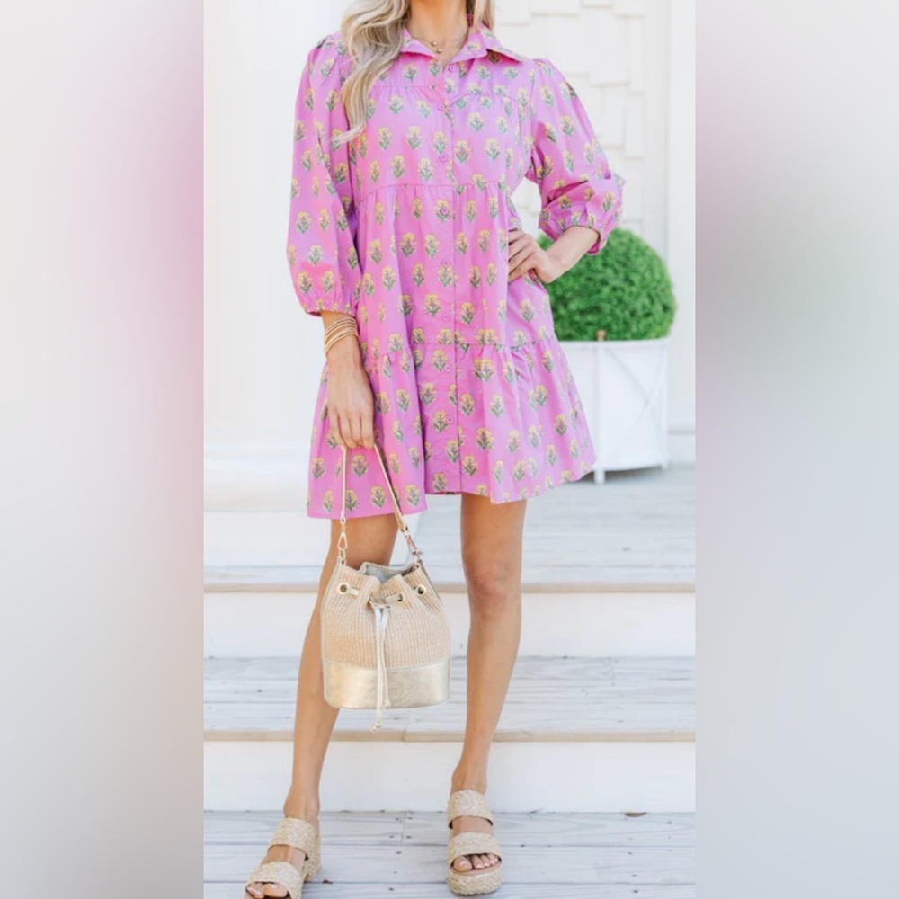 Women’s Pink Floral Dress